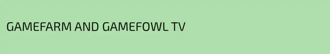 GAMEFARM AND GAMEFOWL TV